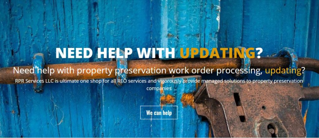 property preservation updating